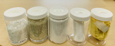 17．ペットボトルリサイクル標本